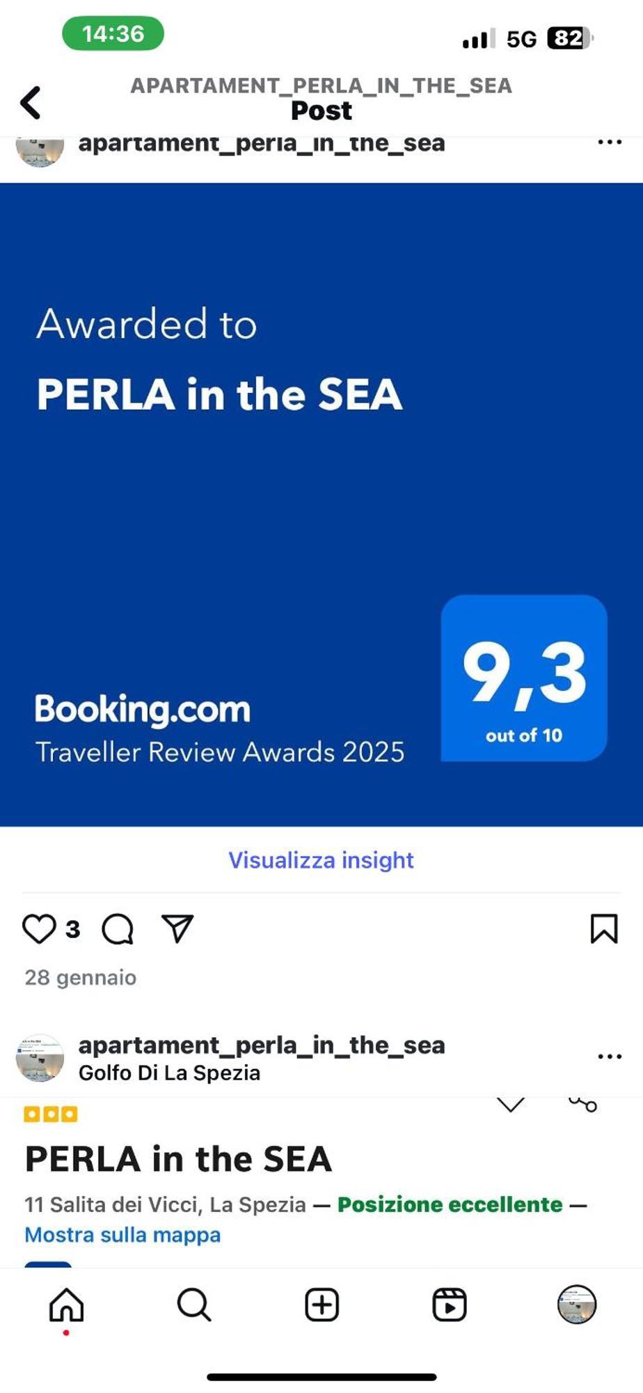 Perla In The Sea La Spezia Exterior foto